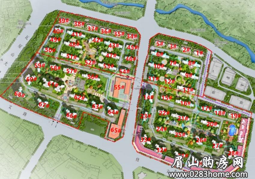 碧桂园 城央首府 规划图