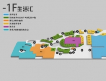 中铁 仁禾商业广场负一层业态规划图